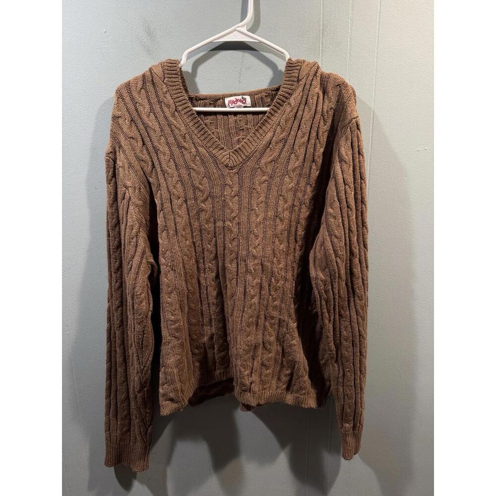 Womens Madrag Brown Knit Outfit, Size Top 3XL / Bottoms 1XL. W32” X In.30”